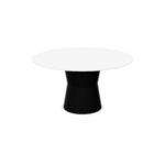 Gaber Nidaba Compactop Diam 140 Round Pedestal Technopolymer Base Conference