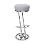 Nowy Styl Zeta CR Backless Upholstered Bar Stool