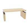 Bralco Fixed-Height Leather Insert Executive Desk