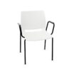 Kusch + Co Uni Verso Stationary Chair 4-Leg Stb Frame Plastic Back With