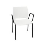 Kusch + Co Uni Verso Stationary Chair 4-Leg Stb Frame Plastic Back With
