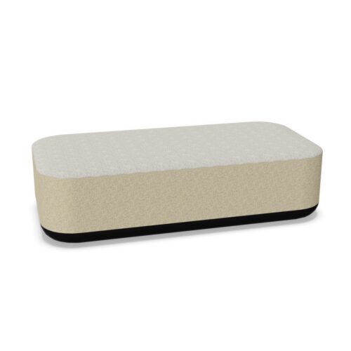 Bralco Upholstered Rectangular Pouf Fully Pouf Ottoman