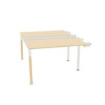 Frezza Popwoody Two-Person Workstation Composition Bench Desk