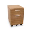Bralco Eko-S25 2-Drawer Mobile Pedestal Invisible Front Pedestal Cabinet