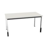 Nowy Styl Simple Table I-Leg Frame Base Fixed Height Rectangular Top Meeting