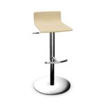 Nowy Styl Cafe Vii Hocker UP Down Height-Adjustable Footrest Round Bar Stool