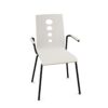 Nowy Styl Lantana Arm 4-Leg With Armrests Upholstered Frame Chair