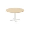 Bralco W Round Pedestal Meeting Table Metal Legs Meeting Table