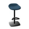 Kusch + Co Lupino Hocker One-Column LB-Uph Back Floor-Fixed Upholstered Bar