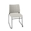 Bralco Area Visitor With Armrests Sled Office Chair