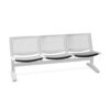 Kusch + Co 8000 Bench-3 3-Seat Perforated Backrest Beam Seating