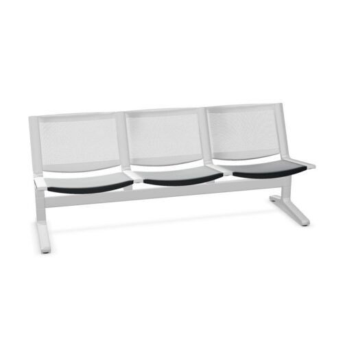 Kusch + Co 8000 Bench-3 3-Seat Perforated Backrest Beam Seating