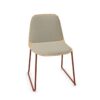 Treku Bisell Sled-Base Chair Wooden Shell Chair