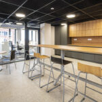 Nowy Styl Cafe Vii Hocker Cantilever Footrest Wooden Bar Stool