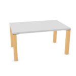 Kusch + Co Pinta Table I-Leg Lwm Base Low Rectangular Four-Leg Table