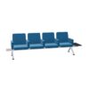 Kusch + Co V-Travel Bench-4 Soft Modular Arm End 4-Seat With Armrests