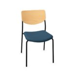 Kusch + Co Smile 4L Four-Legged Upholstered Seat Frame Chair