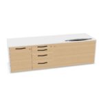 Bralco Sideboard Wood Doors Storage Cabinet