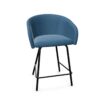 Nowy Styl Naudu High Sofa 2-Seater 4-Leg Frame Upholstered Integrated Bar Stool