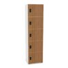 Bralco Aba 5-Compartment Independent Doors Locker Cabinet
