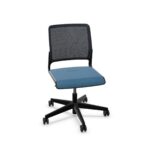 Nowy Styl Xilium Swivel Conference Chair LB-Mesh Back 5-Star Base Upholstered