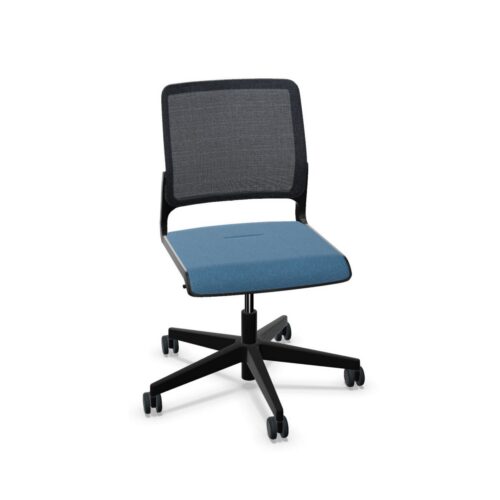 Nowy Styl Xilium Swivel Conference Chair LB-Mesh Back 5-Star Base Upholstered