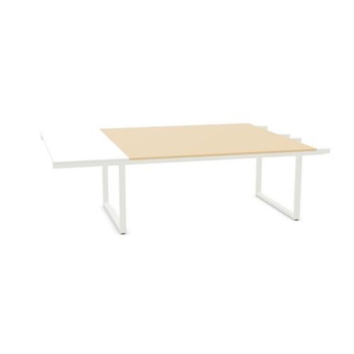 Frezza Be 1 MelaminicExt60 Modular Glass Extension Meeting Table