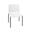 Kusch + Co Uni Verso Stationary Chair 4-Leg Stb Frame Plastic Back Without