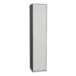 Bralco Tall Glass Door Storage Cabinet