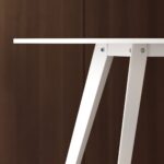 Kusch + Co Comta Table A-Leg Lwm Frame Base Freestanding Rectangular Top detail view