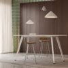 Kusch + Co Comta Table A-Leg Lwm Frame Base Freestanding Rectangular Top arrangement view