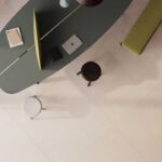 Kusch + Co Creva Table A-Leg Lwm Frame Base Without Top Gap Meeting Table front view