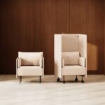 Kusch + Co Creva Sofa Work 1-Seater Mobile High-Back Work Sofa With Integrated product view