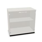 Nowy Styl Sqart Cabinet Hinged Glass Double Door Melamine Freestanding Doors