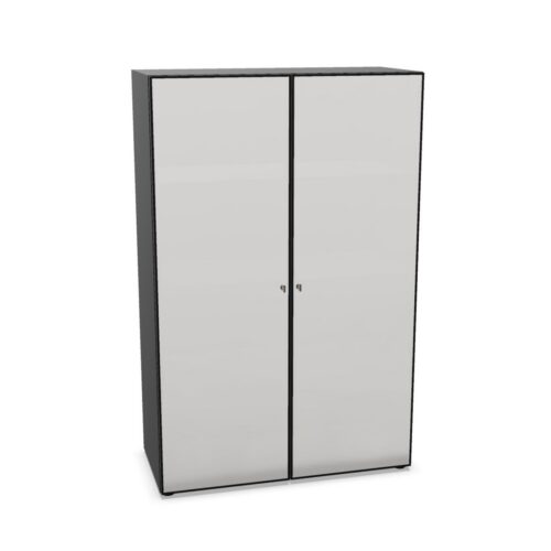 Bralco Glass-Door Tempered Doors Storage Cabinet