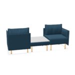 Kusch + Co Creva Landscape 1 T 1 LN DS Double-Sided Low Panel Modular Sofa Set