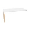 Bralco Rectangular Office Desk Metal Legs Desk