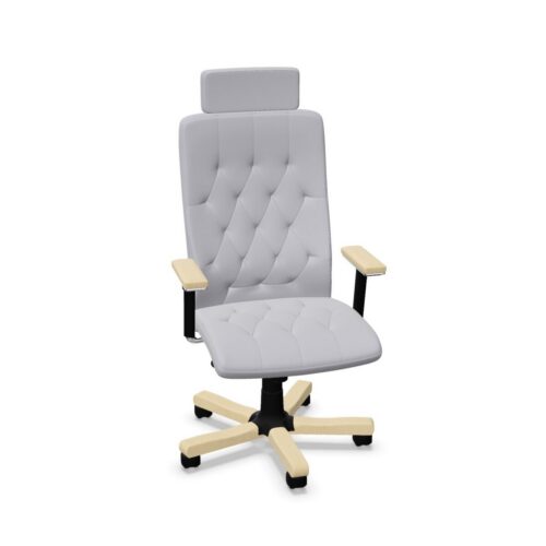 Nowy Styl Chester Wood Hru STW02 Task With Armrests Upholstered Office Chair
