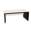 Nowy Styl Erange Desk Slab-Leg RC With Modesty Panel 4-Leg Base Freestanding