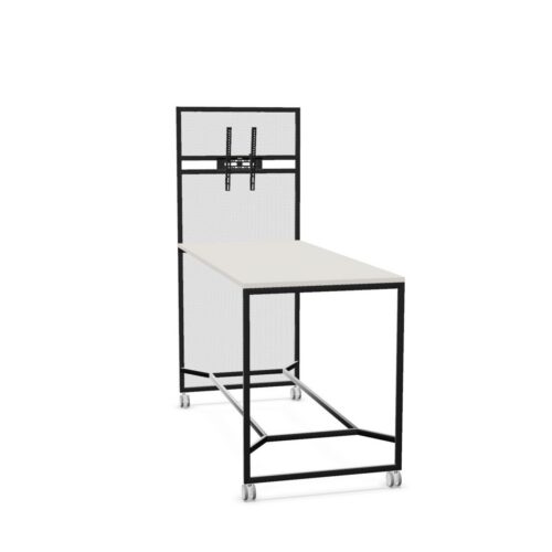 Nowy Styl Offa High Table O-Leg Frame Base TV Media-Ready Holder High Meeting