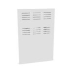 Zilenzio Freestanding Double-Sided Perforated Acoustic Room Divider