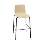 Nowy Styl Vapaa Bar Stool 4L W 4-Leg Upholstered Wooden Bar Stool