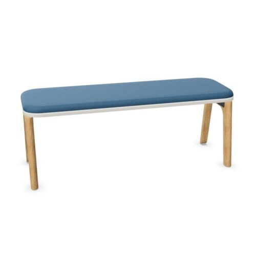 Nowy Styl Levitate Bench-2 Low 4-Leg Lwm Frame NO Back Low Bench Upholstered
