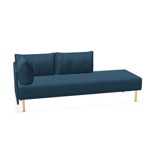 Kusch + Co Creva Sofa 3-Seater L-Shape Panel Modular L-Shaped Low Sofa
