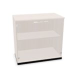 Nowy Styl Sqart Cabinet Hinged Glass Double Door Veneer Double-Door Doors
