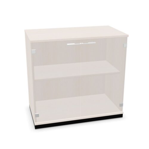 Nowy Styl Sqart Cabinet Hinged Glass Double Door Veneer Double-Door Doors
