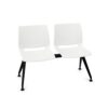 Kusch + Co Uni Verso Bench-2 Plastic Back 2-Seat Decorative Cut-Out Beam Seating