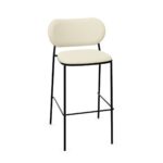 Gaber Nuta Light Stool Painted Metal Frame H77 4-Leg Bar Stool
