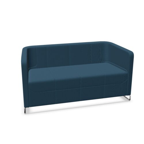 Nowy Styl Granite Sofa 2-Seater Upholstered Cantilever Sofa
