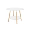 Bralco Round Coffee Table With Lower Shelf Coffee Table
